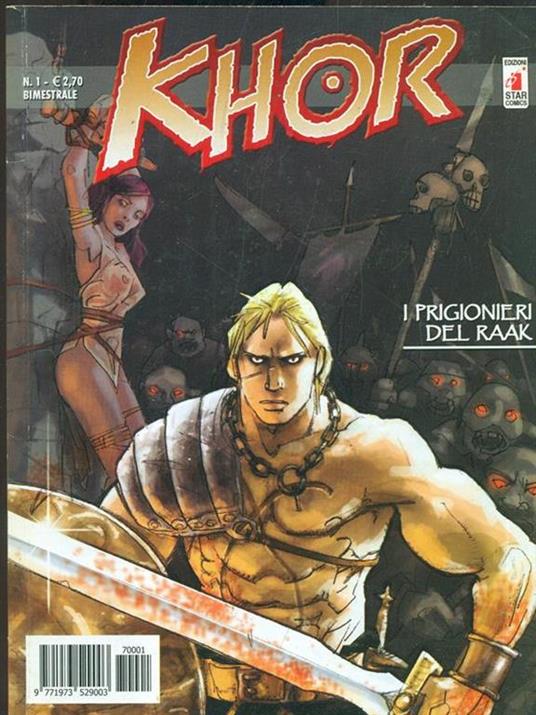 Khor n. 39083 I progionieri delRaak - copertina