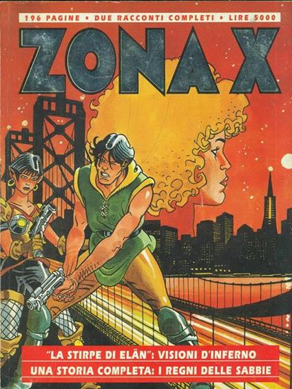 Zona X n. 28. Visioni d'inferno - I regni delle sabbie - copertina