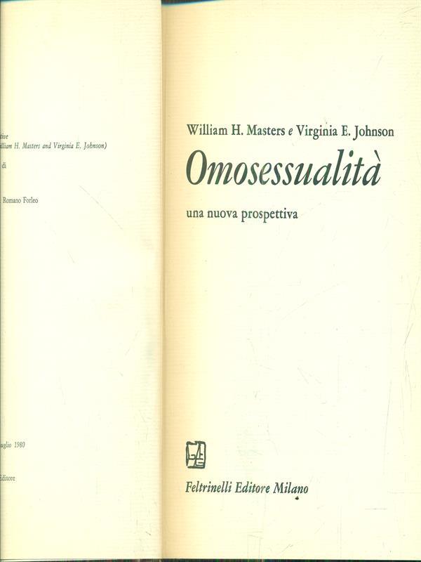 Omosessualità. Una nuova prospettiva