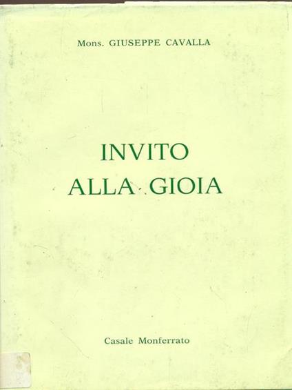 Invito alla gioia - copertina