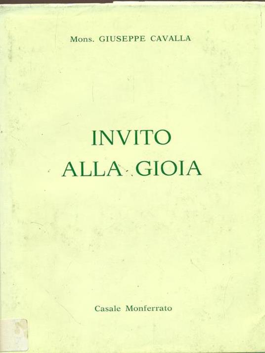 Invito alla gioia - copertina