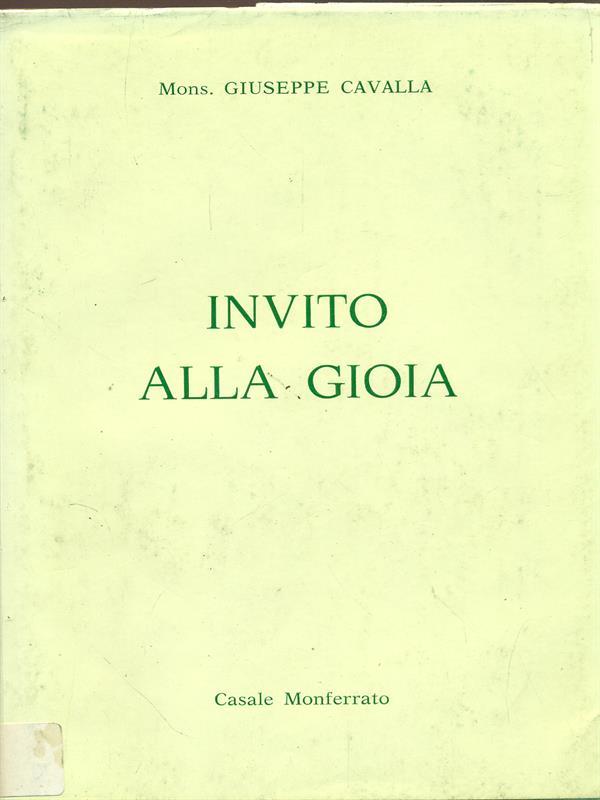 Invito alla gioia