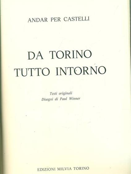 Andar per castelli Da Torino tutto intorno - copertina
