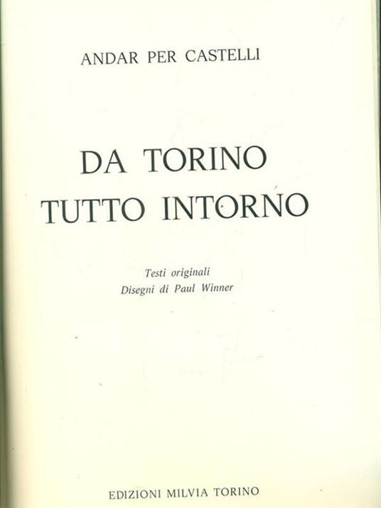 Andar per castelli Da Torino tutto intorno - copertina