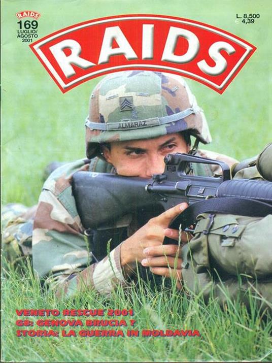 raids italia N 169 / Luglio-agosto2001 - copertina