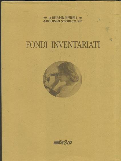 Fondi inventariati - copertina