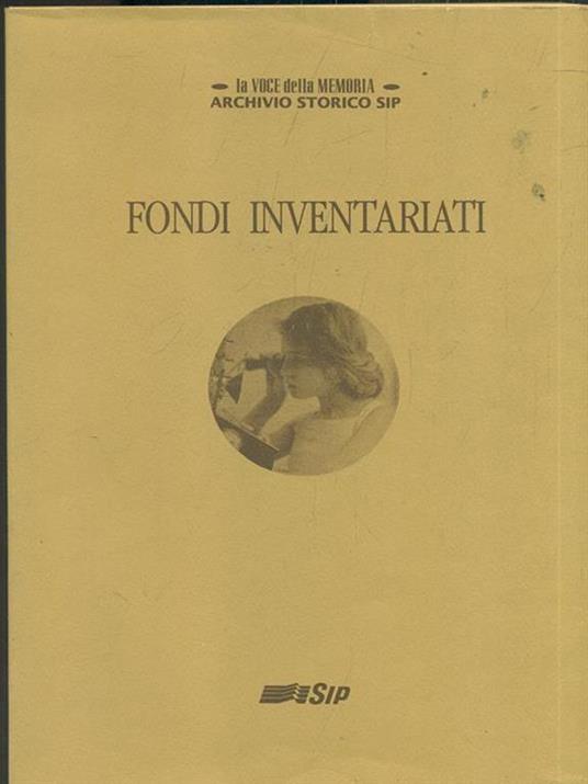 Fondi inventariati - copertina