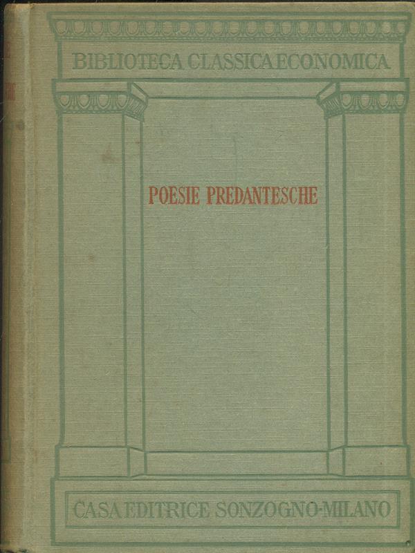 Poesie predantesche