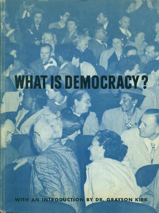 What is democracy? - copertina