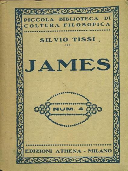 James - Silvio Tissi - copertina