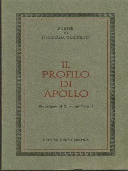 Il profilo di Apollo - Loredana Giachetti - copertina