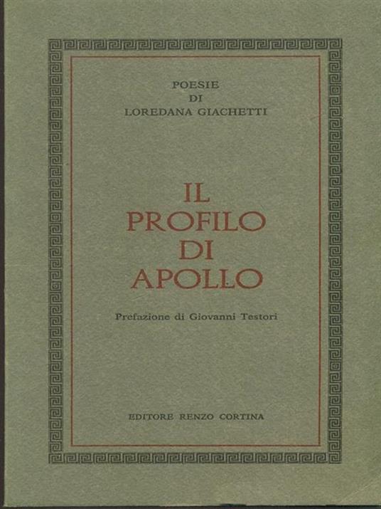 Il profilo di Apollo - Loredana Giachetti - copertina
