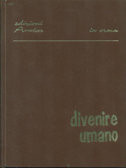 Divenire umano - copertina