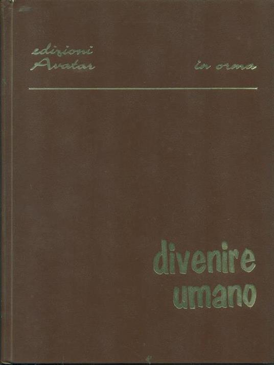 Divenire umano - copertina