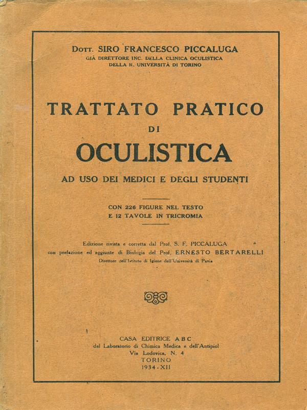 Trattato pratico di oculistica