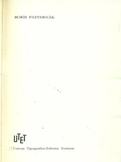 Boris Pasternak - Boris Pasternak - copertina