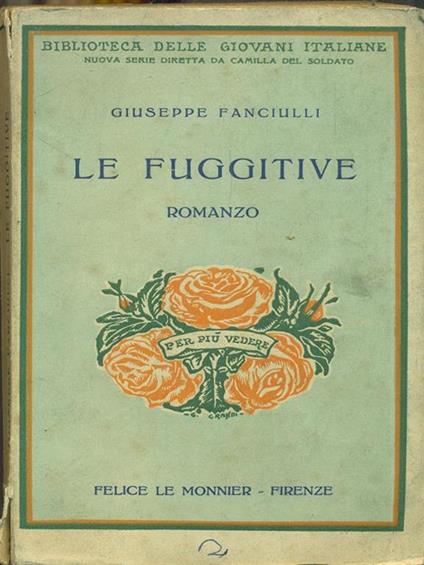 Le fuggitive - Giuseppe Fanciulli - copertina