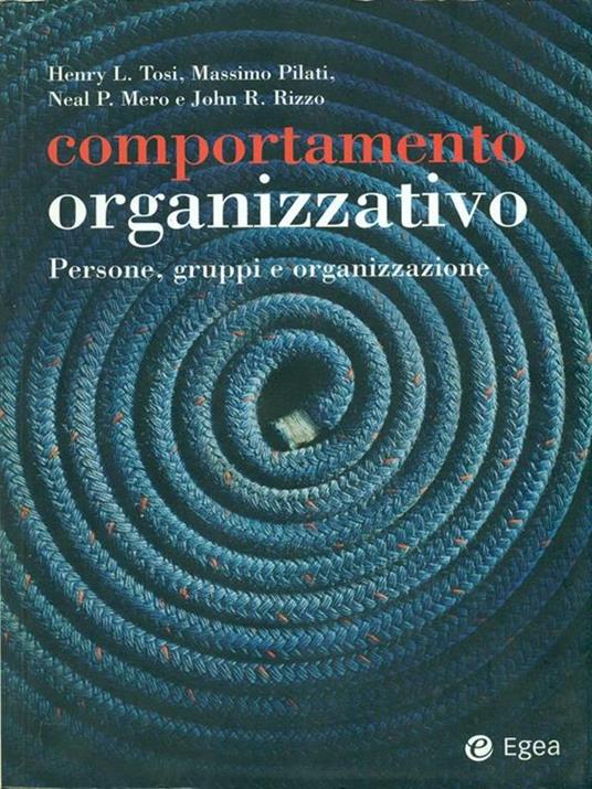 Comportamento organizzativo - copertina