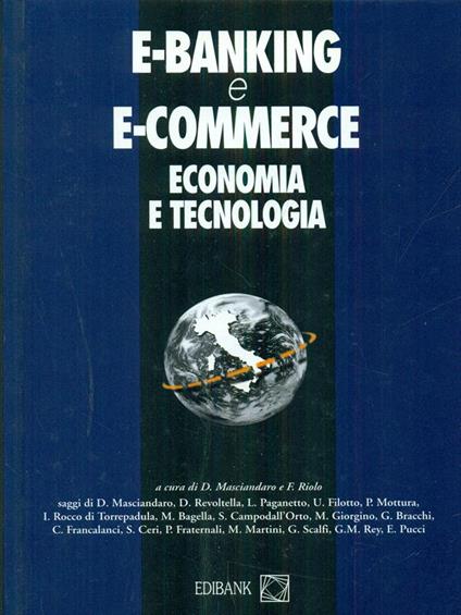 E-banking e e-commerce - economia e tecnologia - Masciandaro - copertina