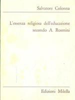 L' essenza religiosa dell'educazione secondo A. Rosmini