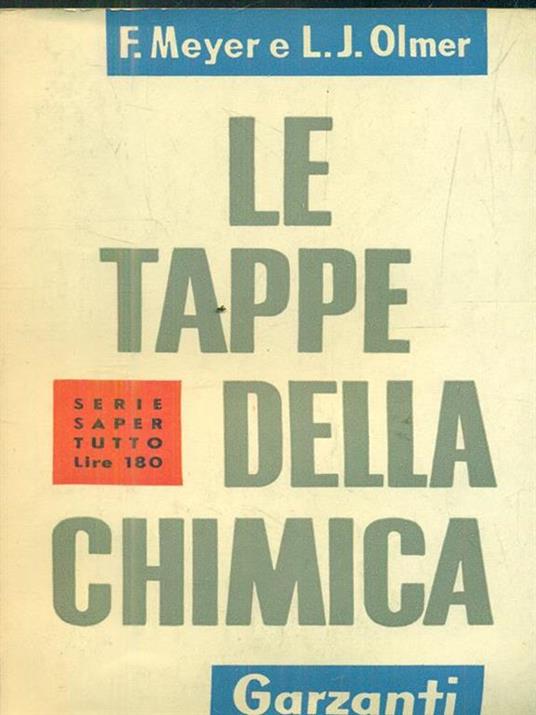 Le tappe della chimica - copertina