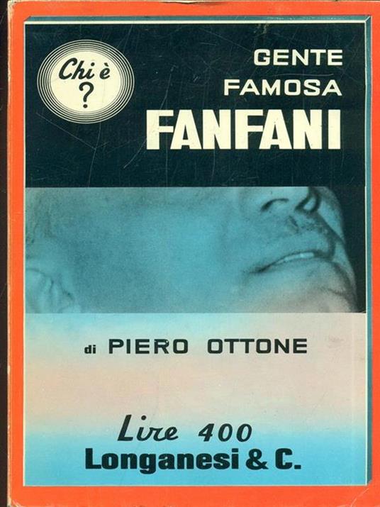 Fanfani - Piero Ottone - copertina