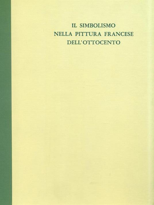 Il simbolismo nella pittura francese dell'Ottocento - Renato Barilli - copertina