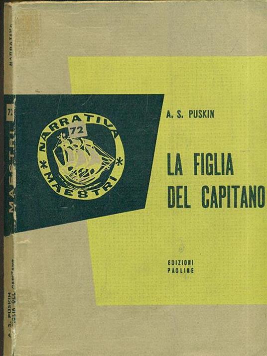 La figlia del capitano - Aleksandr Puskin - copertina