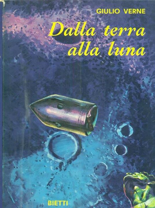 Dalla terra alla luna - Jules Verne - copertina