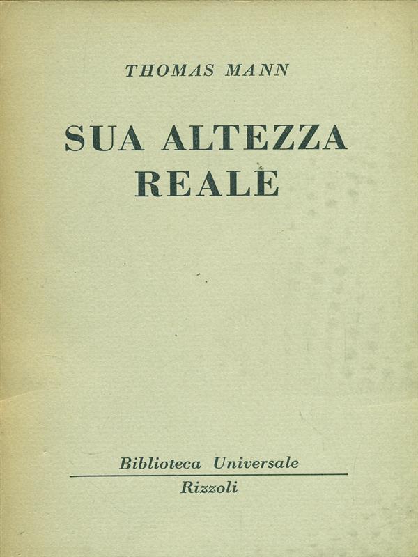 Sua altezza reale