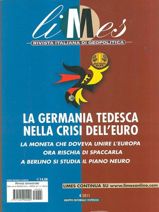 Limes N. 40634 La Germania tedesca - copertina