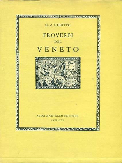 Proverbi del Veneto - copertina