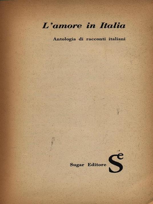 L' amore in Italia - copertina