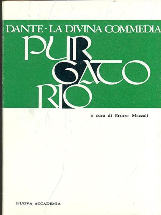 Purgatorio - Dante Alighieri - copertina