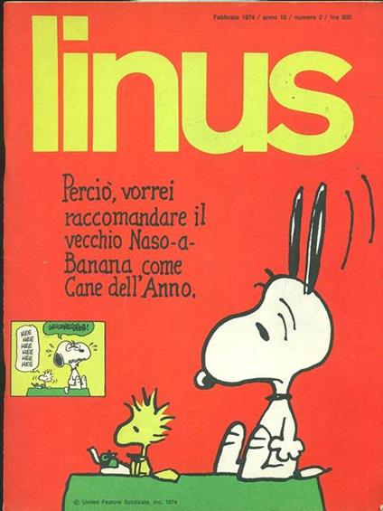 Linus N. 2/Febbraio 1974 - copertina