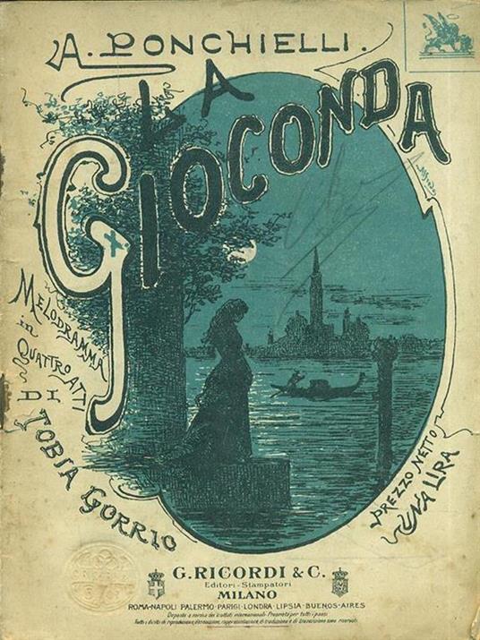La gioconda - Amilcare Ponchielli - copertina