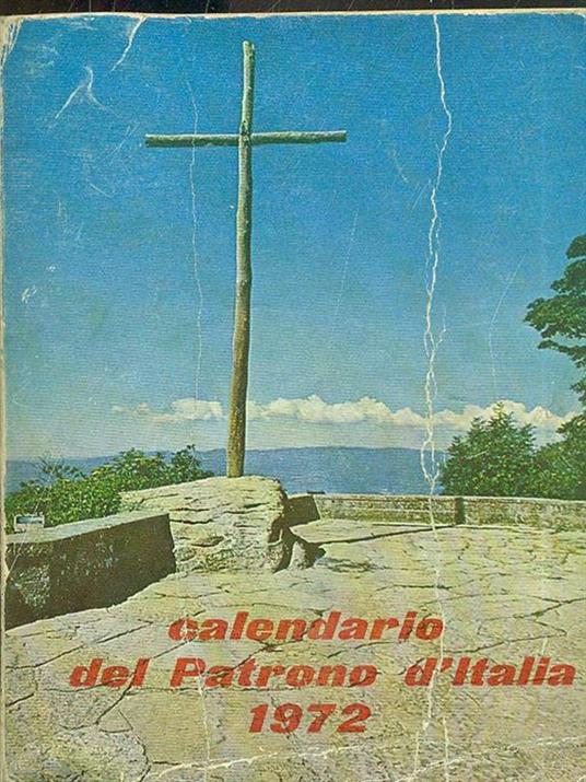 Calendario del Patrono d'Italia 1972 - copertina