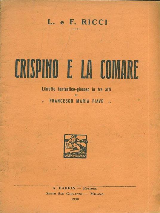 Crispino e la comare - copertina