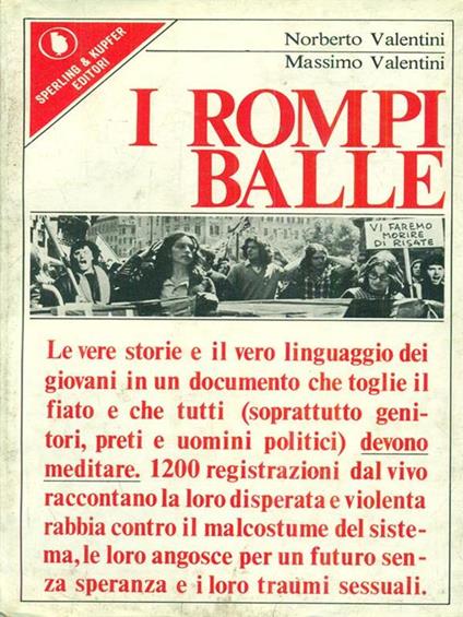 I rompi balle - Agostino Valentini - copertina