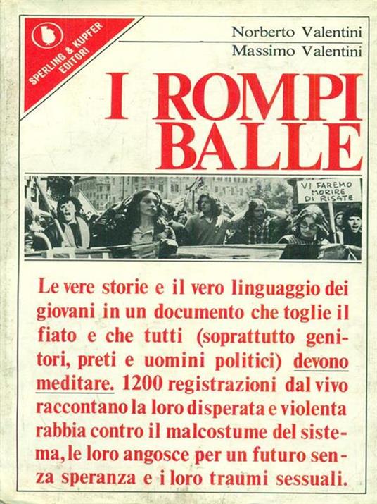 I rompi balle - Agostino Valentini - copertina