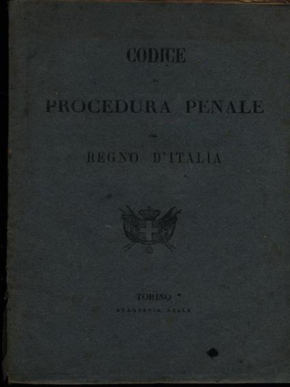 Codice di procedura penale del Regno d'Italia - copertina