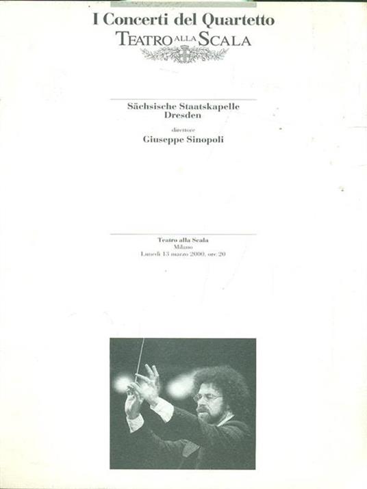 I Concerti del Quartetto. Sachsische Staatskapelle Dresden - copertina