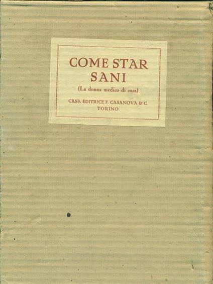 Come star sani La donna medico di casa - copertina