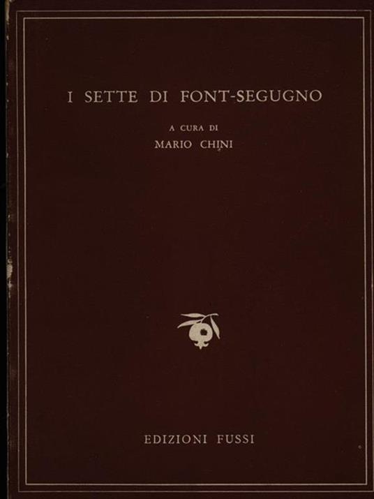 I sette di Font-Segugno - Mauro Chini - copertina