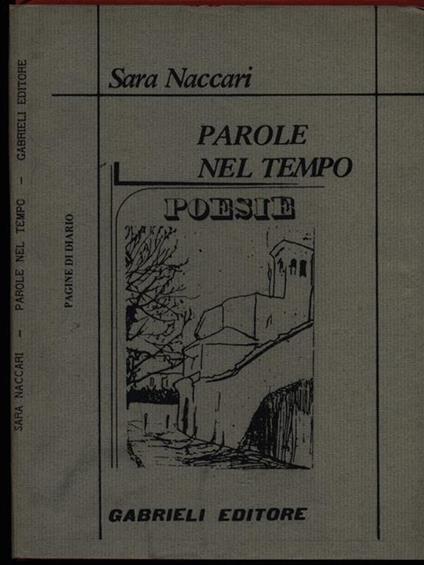 Parole nel tempo - Sara Naccari - copertina