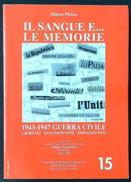 Adria 15. Il sangue e... le memorie