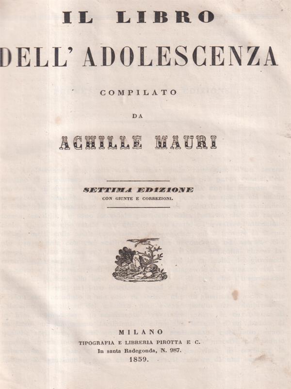 Il libro dell'adolescenza
