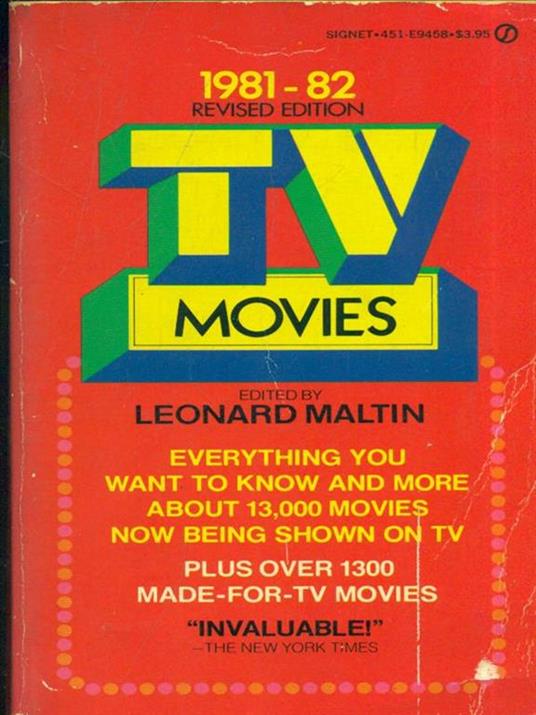 1981-82 Tv Movies - Leonard Maltin - copertina