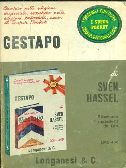 Gestapo - Sven Hassel - copertina