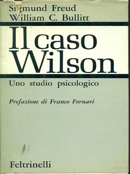Il caso Wilson - Sigmund Freud - copertina